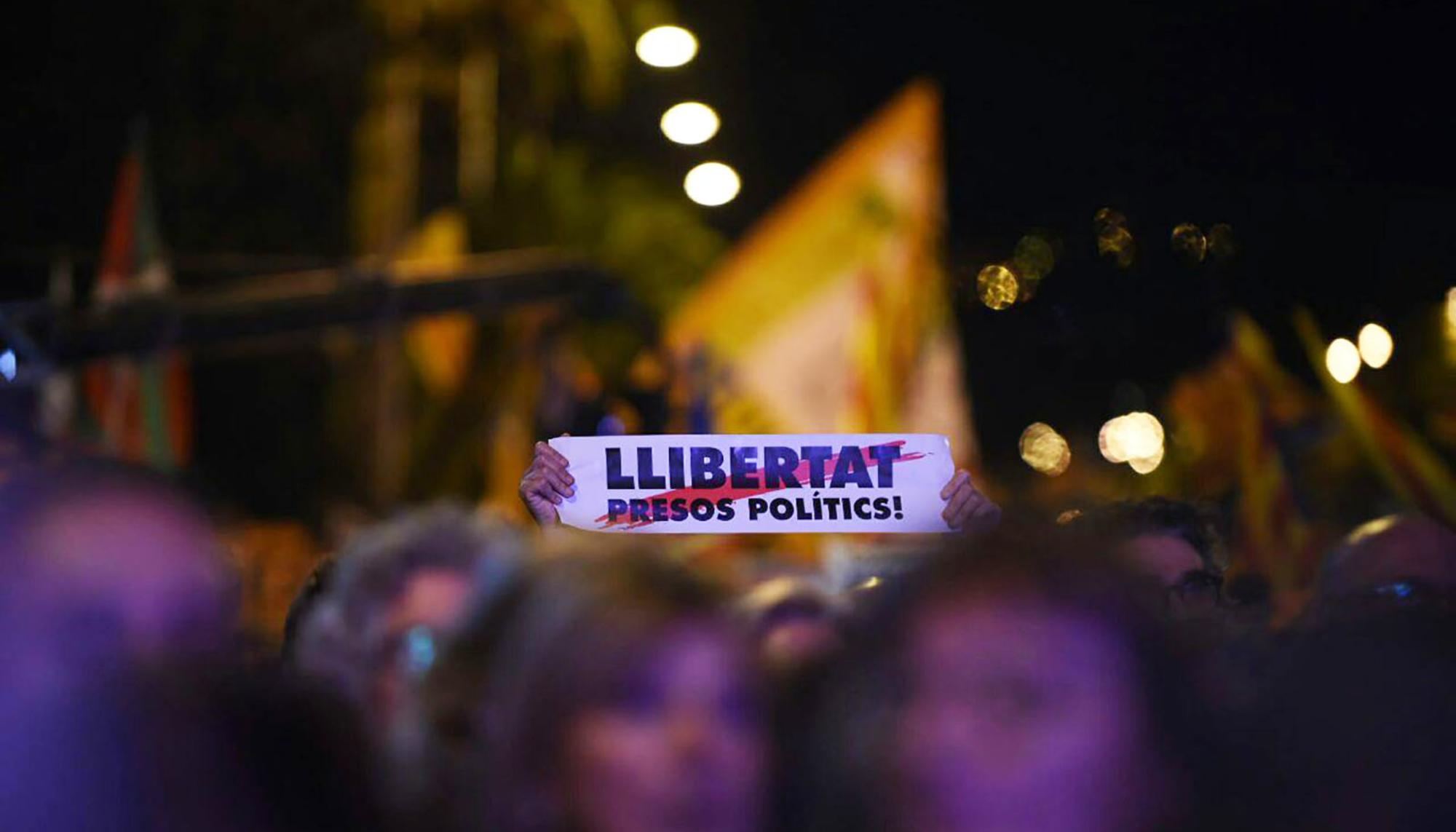 Barcelona 11 de noviembre manifestacion presos politicos